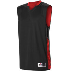 Alleson Athletic Single Ply Reversible Jersey - Alleson_Athletic_589RSP_Black-_Red_Side_High