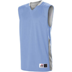 Alleson Athletic Single Ply Reversible Jersey - Alleson_Athletic_589RSP_Columbia_Blue-_White_Side_High