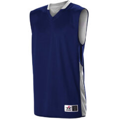 Alleson Athletic Single Ply Reversible Jersey - Alleson_Athletic_589RSP_Navy-_White_Side_High