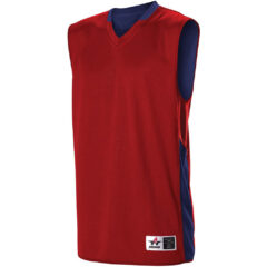 Alleson Athletic Single Ply Reversible Jersey - Alleson_Athletic_589RSP_Red-_Navy_Side_High