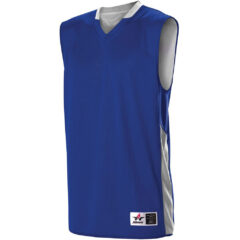 Alleson Athletic Single Ply Reversible Jersey - Alleson_Athletic_589RSP_Royal-_White_Side_High