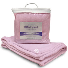 Alpine Fleece – Mink Touch Luxury Baby Blanket - Alpine_Fleece_8722_Baby_Pink_Front_High