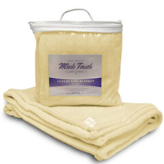 Alpine Fleece – Mink Touch Luxury Baby Blanket - Alpine_Fleece_8722_Soft_Yellow_Front_High