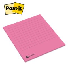 Post-it® Custom Printed Big Pads – 8″ x 8″ - 1notes_big_pads_pink_hr