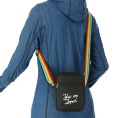 Rainbow RPET Crossbody Tote - 2301-60-3