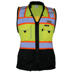 Kishigo Premium Black Series® Women’s Heavy Duty Surveyors Vest - 8120_fl