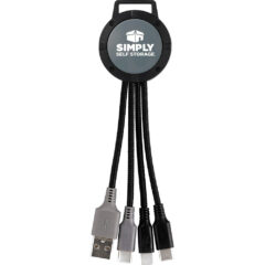 Two Tone Dual Input 3-in-1 Charging Cable - CPP_6629_Gray_448544