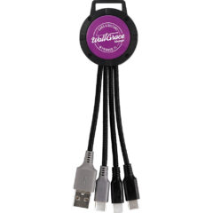 Two Tone Dual Input 3-in-1 Charging Cable - CPP_6629_purple-_547931