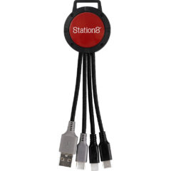 Two Tone Dual Input 3-in-1 Charging Cable - CPP_6629_red_547927