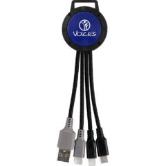 Two Tone Dual Input 3-in-1 Charging Cable - CPP_6629_reflex-blue-_547934