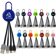 Colorful Clip Dual Input 3-in-1 Charging Cable - CPP_6903_Default_555499