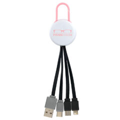Dual Input 3-in-1 Charging Cable - CPP_6905_Pink_555431