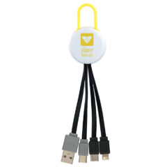 Dual Input 3-in-1 Charging Cable - CPP_6905_Yellow_555439