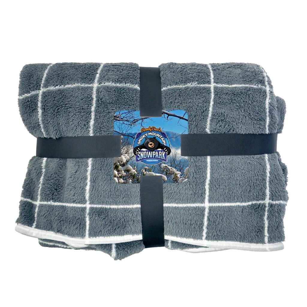 Gift Wrapped Plaid Recycled Blanket - CPP_6932_Label_555397