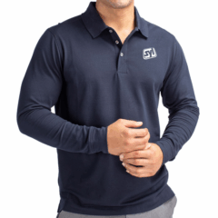 Cutter & Buck Advantage Eco Tri-Blend Pique Men's Long Sleeve Polo