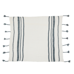 Versailles Fringed Chenille Throw - DP2704_Ivory