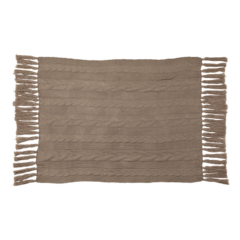 Lucerne Chunky Knit Throw - DP2706_Stone