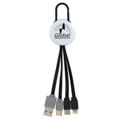 Dual Input 3-in-1 Charging Cable - Dual Input 3-in-1 Charging Cable 8211 Black