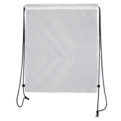 Full Color Reflective Drawstring Backpack - Full Color Reflective Drawstring Backpack 8211 back