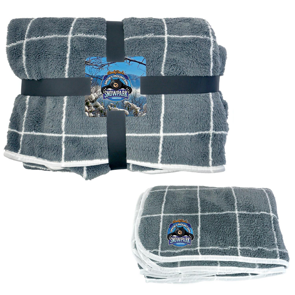 Gift Wrapped Plaid Recycled Blanket - Gift Wrapped Plaid Recycled Blanket