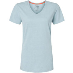 Kastlfel Women’s RecycledSoft™ V-Neck T-Shirt - Kastlfel_2011_Ice_Blue_Front_High