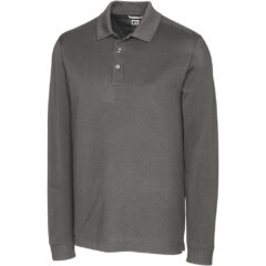 Cutter & Buck Advantage Tri-Blend Pique Men’s Long Sleeve Polo - MCK09322_EG_MANN_HG