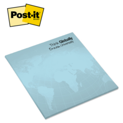 Post-it® Custom Printed Big Pads – 11.75″ x 11.75″ - Post-it Custom Printed Big Pads 8211 1175 x 1175 8211 Recycled Blue