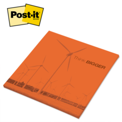 Post-it® Custom Printed Big Pads – 11.75″ x 11.75″ - Post-it Custom Printed Big Pads 8211 1175 x 1175 8211 neon orange