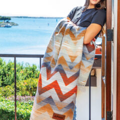 Recycled Cotton Santa Fe Blanket - Recycled Cotton Santa Fe Blanket_Lifestyle1