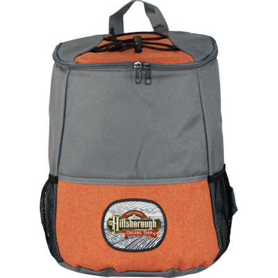 Ridge Emblem Cooler Backpack 8211 12 cans 8211 Orange