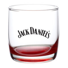 Smooth Monterrey Whiskey Glass – 10 oz - red