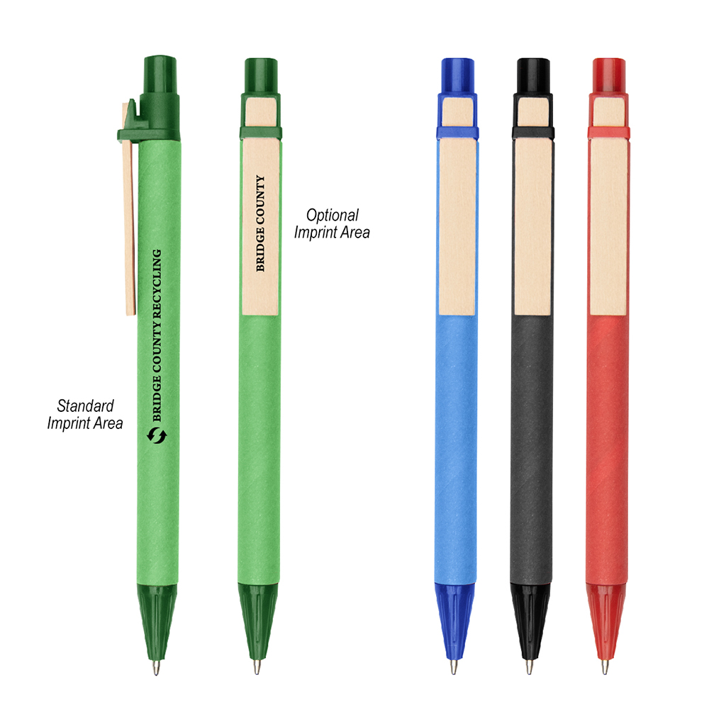 Eco-Inspired Pen with Color Barrel - 11992_group