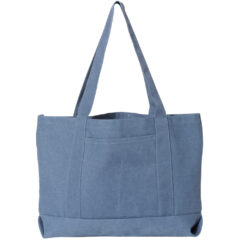 Liberty Bags Pigment-Dyed Premium Canvas Tote - Liberty_Bags_8870_Blue_Jean_Front_High