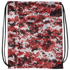 Liberty Bags Drawstring Pack with DUROcord - Liberty_Bags_8881_Digital_Red_Camo_Front_High