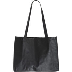 Liberty Bags Non-Woven Deluxe Junior Tote - Liberty_Bags_A134_Black_Front_High