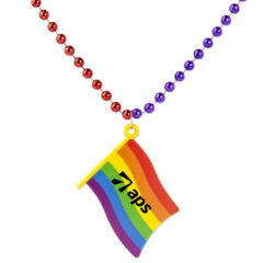 Medallion Pride Flag Necklace - S55166X