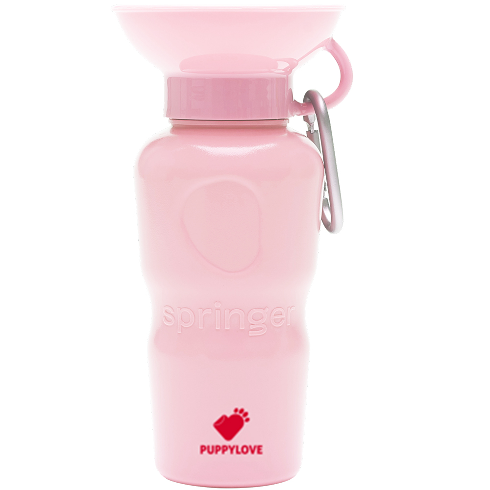 Springer Classic Dog Travel Water Bottle – 22 Oz - SDWB22- cotton candy