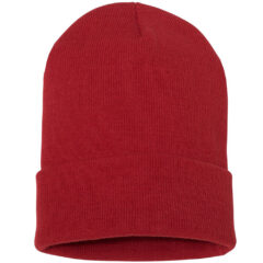 YP Classics Cuffed Beanie - YP_Classics_1501KC_Red_Front_High