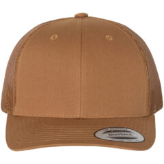 YP Classics Retro Trucker Cap - YP_Classics_6606_Caramel_Front_High