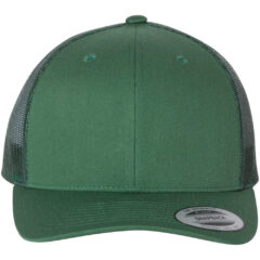 YP Classics Retro Trucker Cap - YP_Classics_6606_Evergreen_Front_High