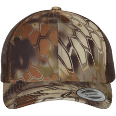 YP Classics Retro Trucker Cap - YP_Classics_6606_Kryptek_Highlander_Front_High