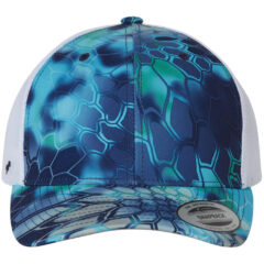 YP Classics Retro Trucker Cap - YP_Classics_6606_Kryptek_Pontus_Front_High