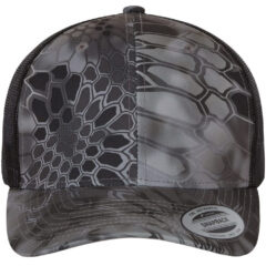 YP Classics Retro Trucker Cap - YP_Classics_6606_Kryptek_Raid_Front_High