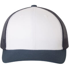 YP Classics Retro Trucker Cap - YP_Classics_6606_Navy-_White-_Navy_Front_High