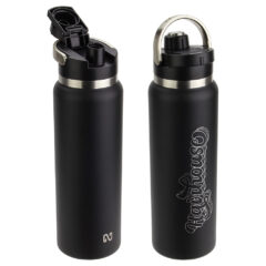 NAYAD® Traveler Stainless Bottle with Twist-Top Spout – 40 oz - dnb-tr21bk