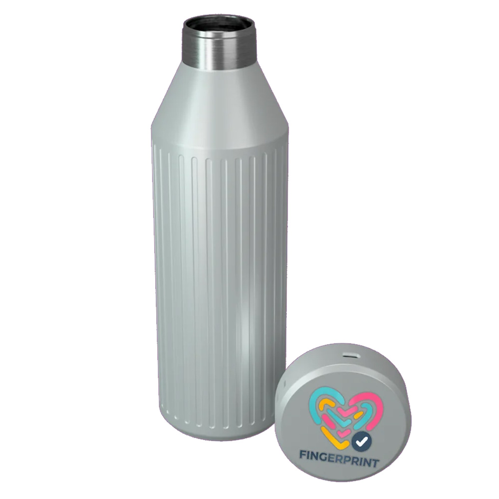 Timeos Double Wall Smart Bottle – 22 oz - grey