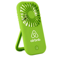 Hand-Held Matte Finish Portable Fan - inuse