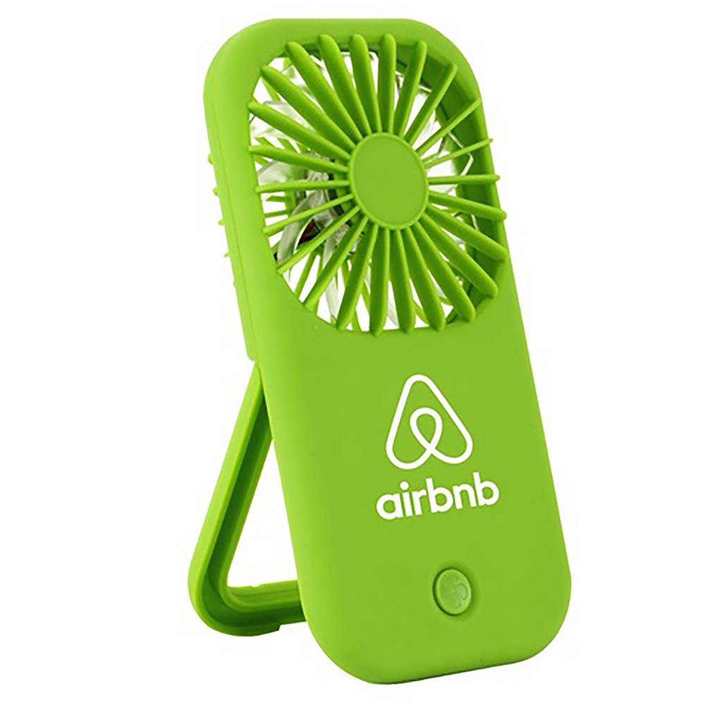 Hand-Held Matte Finish Portable Fan - inuse