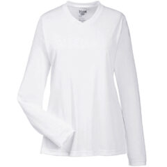 Team 365 Ladies’ Zone Performance Long-Sleeve T-Shirt - tt11wl_rd_z_prod