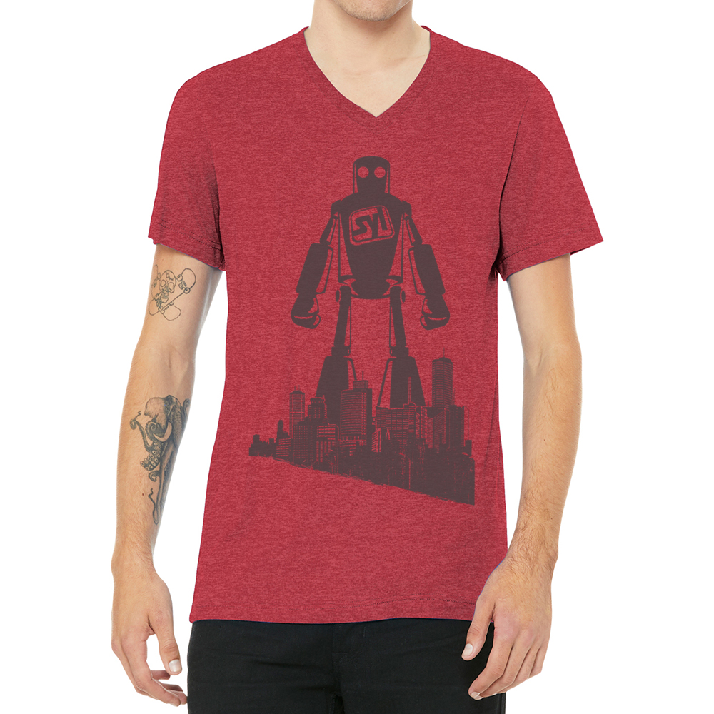 BELLA+CANVAS® Unisex Heather CVC V-Neck Tee - Show Your Logo